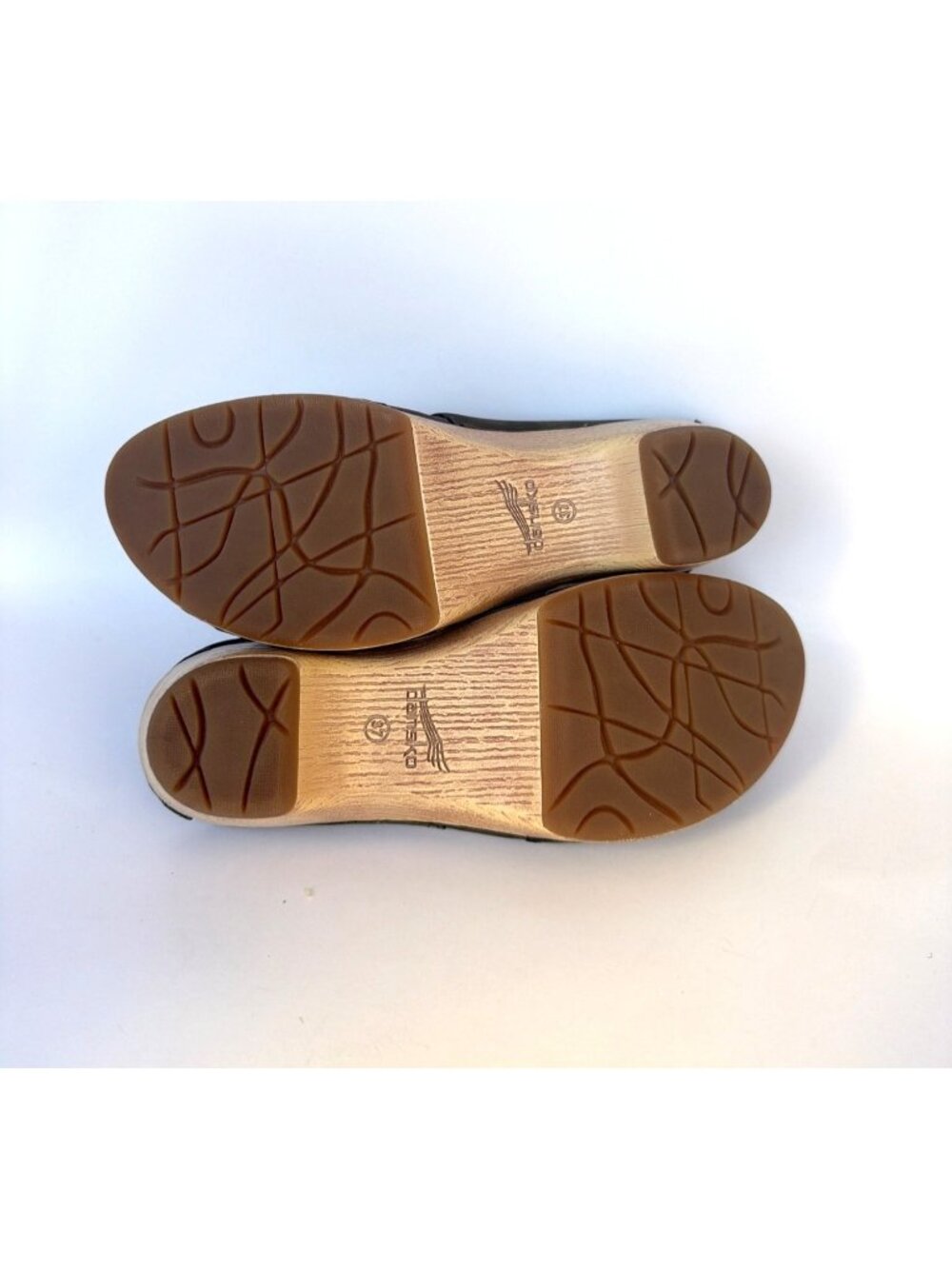 Dansko Lucia Platform Pumps Slingback Closed-Toe Sandals Ivy Green Size 37 - Picture 7 of 13